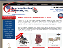 Tablet Screenshot of americanmedicalwholesaleinc.com
